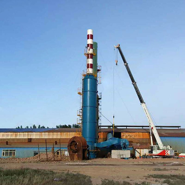 Free-standing gas boiler chimneys quickly sparked a craze